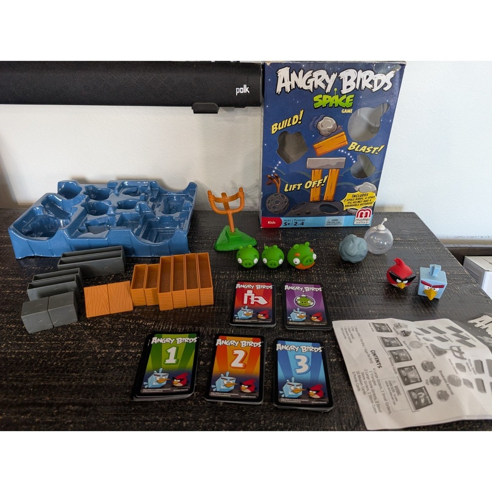 Angry Birds Space Game 2012 by Mattel Games 100% COMPLETE